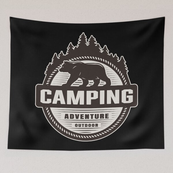 Item preview, Camping Adventure Outdoor designed and sold by Vector Scout Lab.