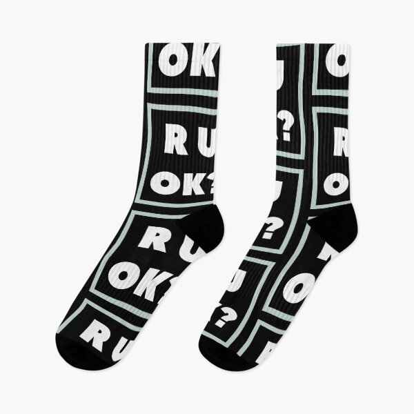 Item preview, r u ok? black and blue designed and sold by violetcho.