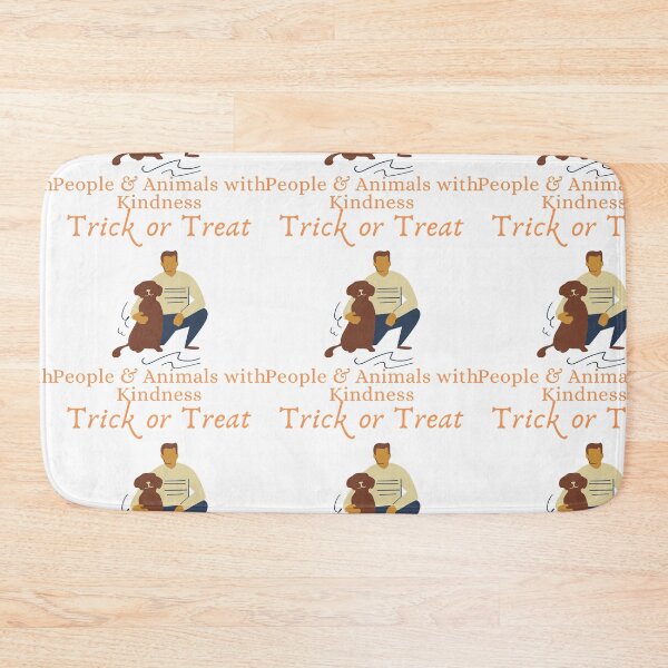 Item preview,  Trick or Treat People and Animal with Kindness -A dog with a man designed and sold by mayankg1100.