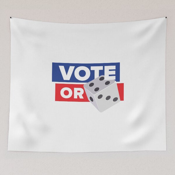 Item preview, Vote or die - A dice with 6 faces designed and sold by PufuMiu.