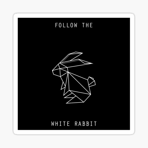 Item preview, Follow the White Rabbit designed and sold by ellxski.