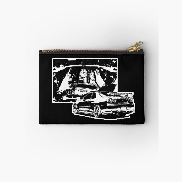Item preview, Skyline R34+Engine Black [Black and White] designed and sold by oldschooljdm.