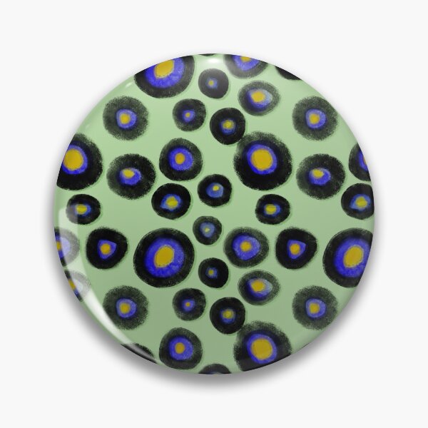 Item preview, Abstract tricolor circles pattern  designed and sold by purumArt.
