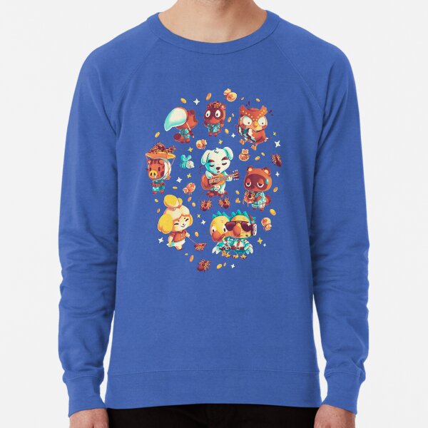 Tarantula Island // Isabelle, Tom Nook, Blathers, KK Slider, Daisy Mae, Animal Crossing Lightweight Sweatshirt