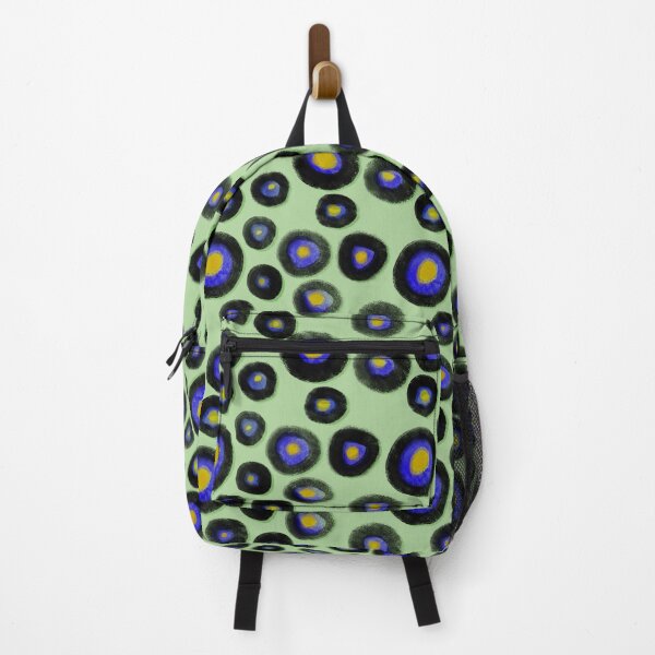 Item preview, Abstract tricolor circles pattern designed and sold by purumArt.