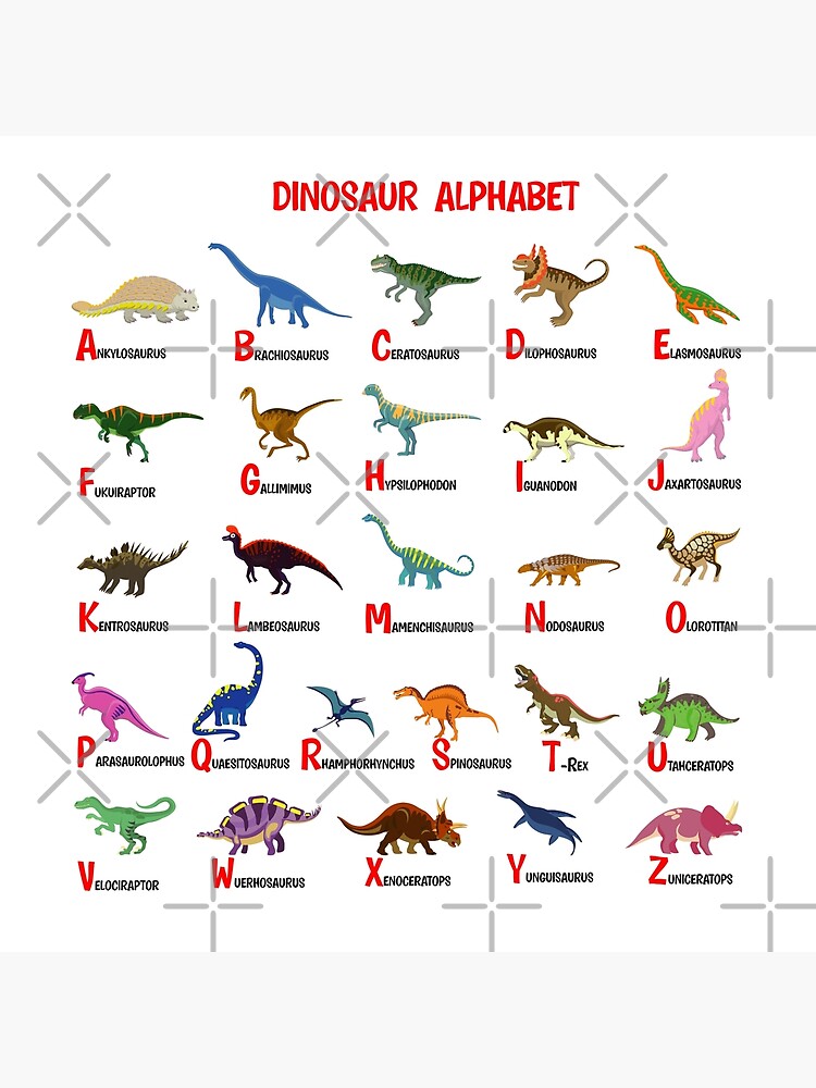 Abc Dinosaurs Dinosaur Alphabet Educational Wall Stock, 44% OFF