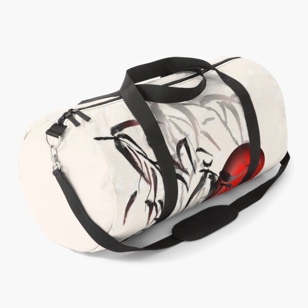 Item preview, Sumi-e mount fuji and a red rising sun designed and sold by CuisineCat.