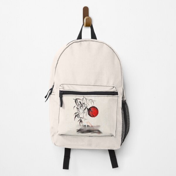 Item preview, Sumi-e mount fuji and a red rising sun designed and sold by CuisineCat.