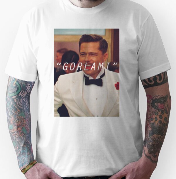 Inglourious Basterds Gorlami Brad Pitt T-Shirt Unisex T-Shirt