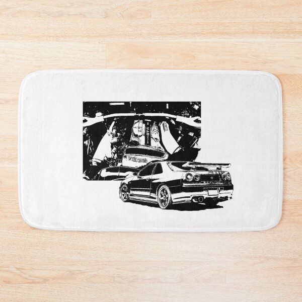 Item preview, Skyline R34+Engine [Black and White] designed and sold by oldschooljdm.