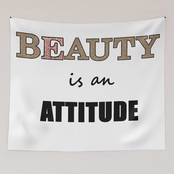 Item preview, Beauty is an attitude designed and sold by Taket.