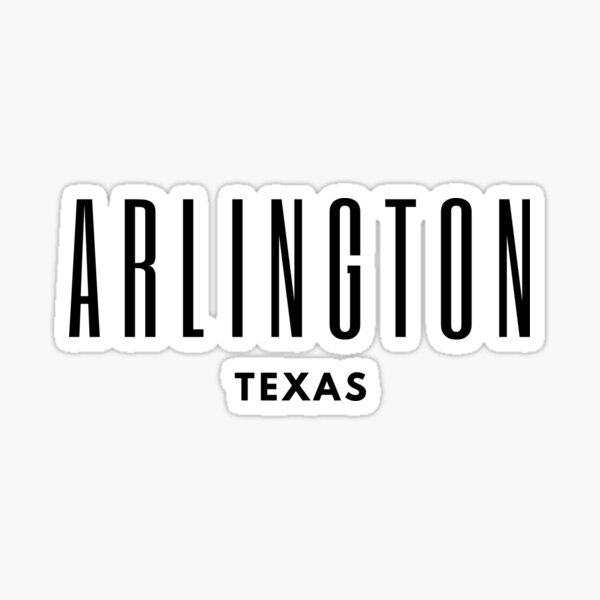 Item preview, Arlington Texas Black Minimal designed and sold by Shujii.
