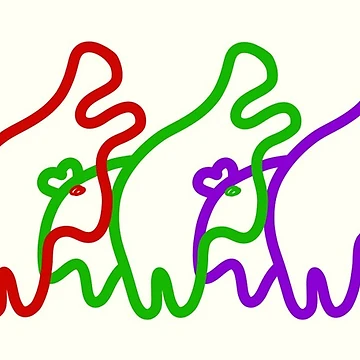 Artwork thumbnail, 3 Rabbits RGP by alex-htcb