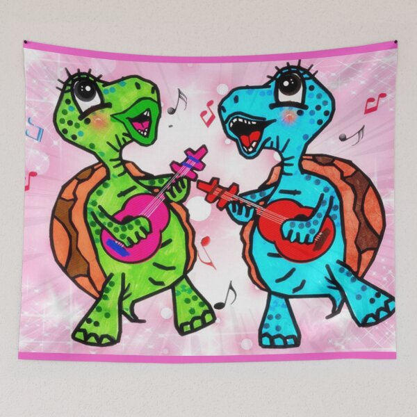 Item preview, Animal - tortoises - Singing a song  designed and sold by Shirley cute art .
