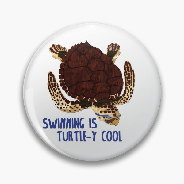 Item preview, Swimming is Turtle-y Cool! designed and sold by Ben Doney.