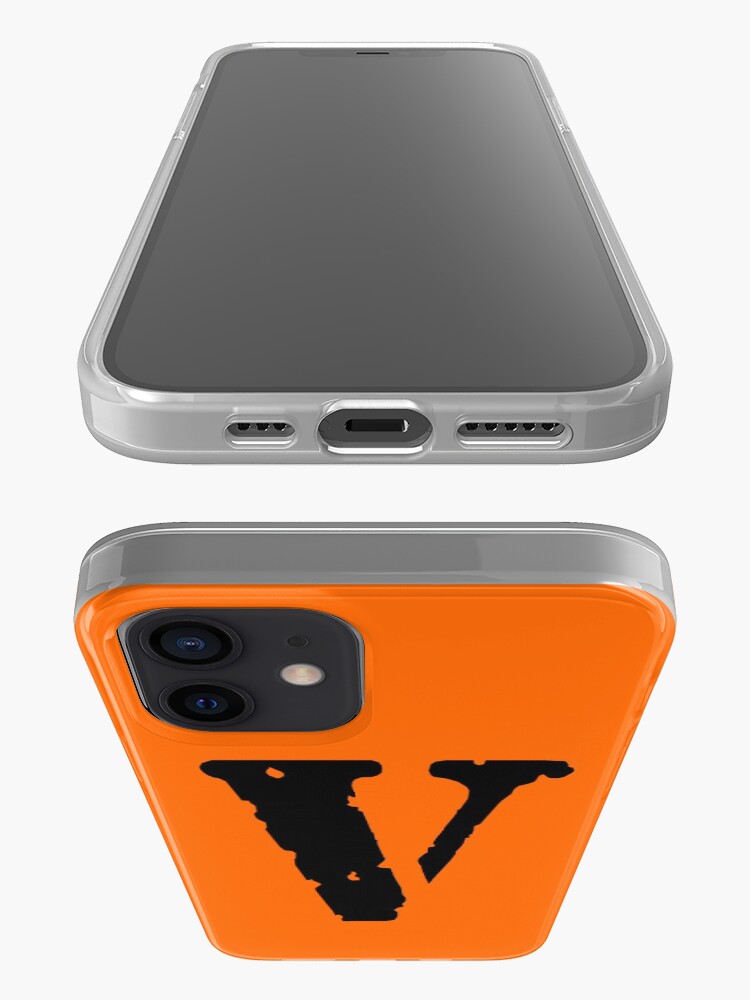 "Vlone logo Black On Yellow" iPhone Case & Cover by SaharAlfadil