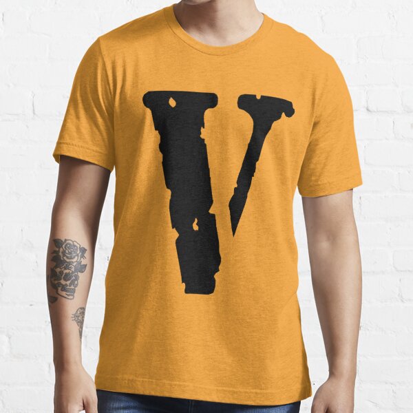 white and yellow vlone shirt