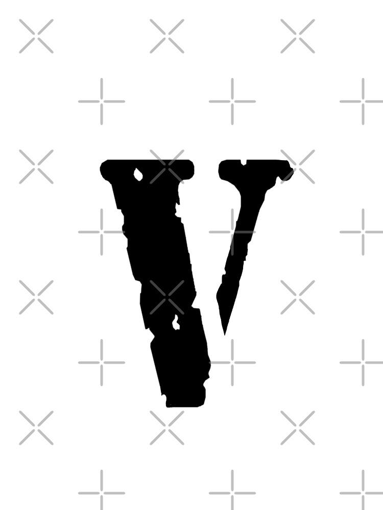 black and white vlone logo