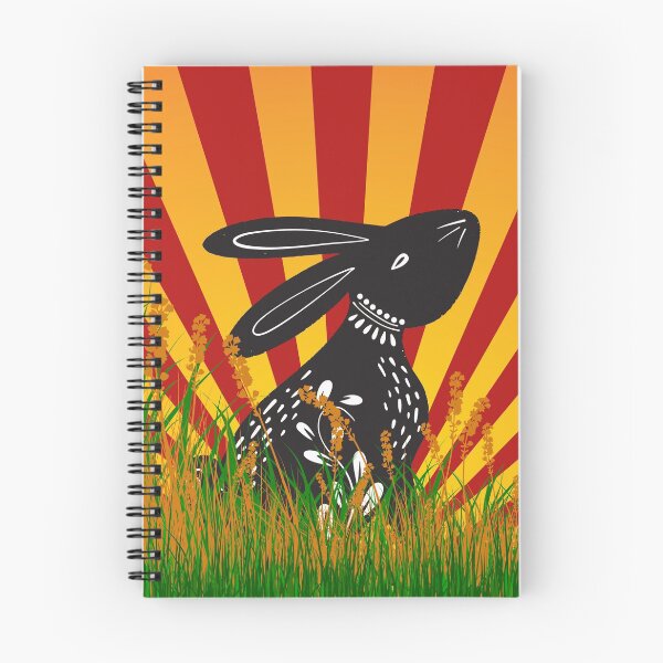 Item preview, Totem rabbit in tall grass designed and sold by Ashley Dennis.