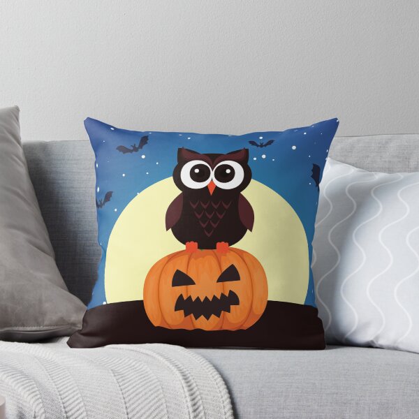 Aperçu de l'œuvre Hibou mignon sur une citrouille Halloween créée et vendue par munizz.