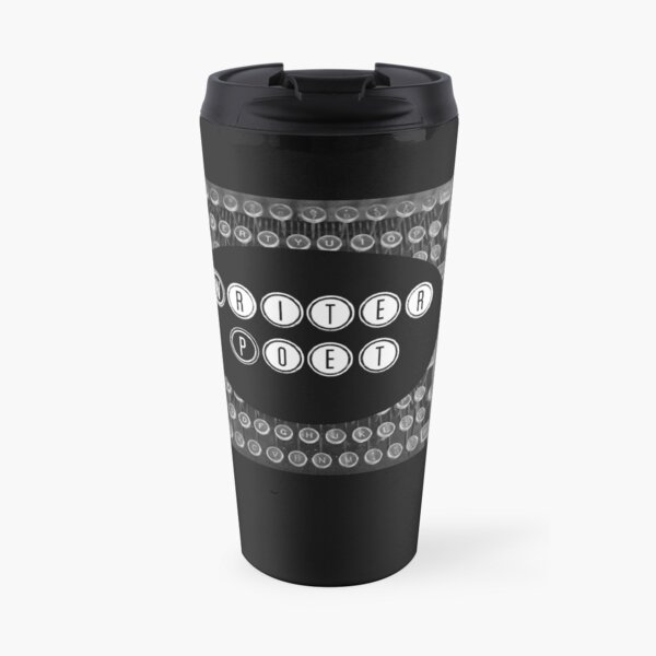 Writer Poet- Typewriter Keys-Pearl S. Buck Travel Mug