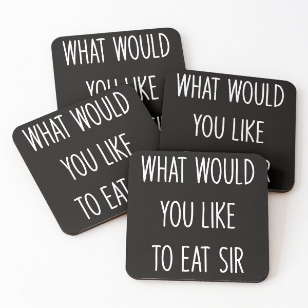 Item preview, What would you like to eat sir designed and sold by virilamissa.