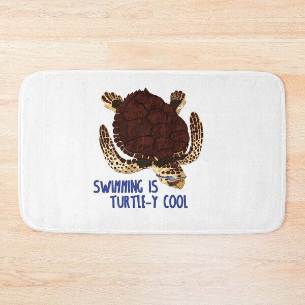 Item preview, Swimming is Turtle-y Cool! designed and sold by Ben Doney.