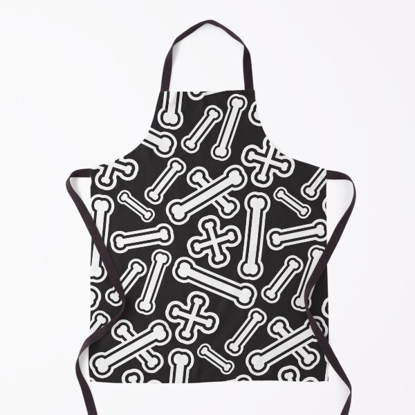 Item preview, Monochrome Bones Halloween Pattern designed and sold by MclaughlinGifts.