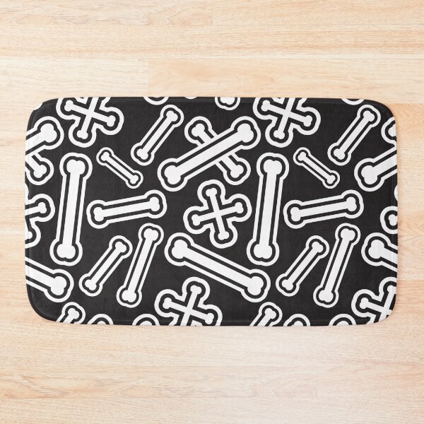 Item preview, Monochrome Bones Halloween Pattern designed and sold by MclaughlinGifts.