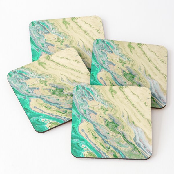 Item preview, Color flow sand on turquoise designed and sold by amagaclothing.