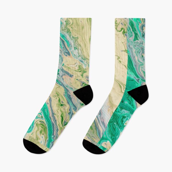 Item preview, Color flow sand on turquoise designed and sold by amagaclothing.