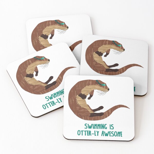 Item preview, Swimming is Otter-ly Awesome! designed and sold by Ben Doney.