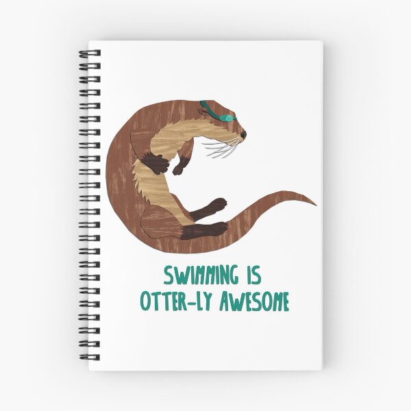 Artikelvorschau, Schwimmen ist Otter-ly Awesome! entworfen und verkauft von Ben Doney.