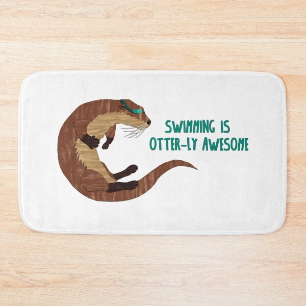 Item preview, Swimming is Otter-ly Awesome! designed and sold by Ben Doney.