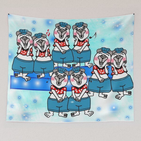 Item preview, Polar Bear Chorus designed and sold by Shirley cute art .