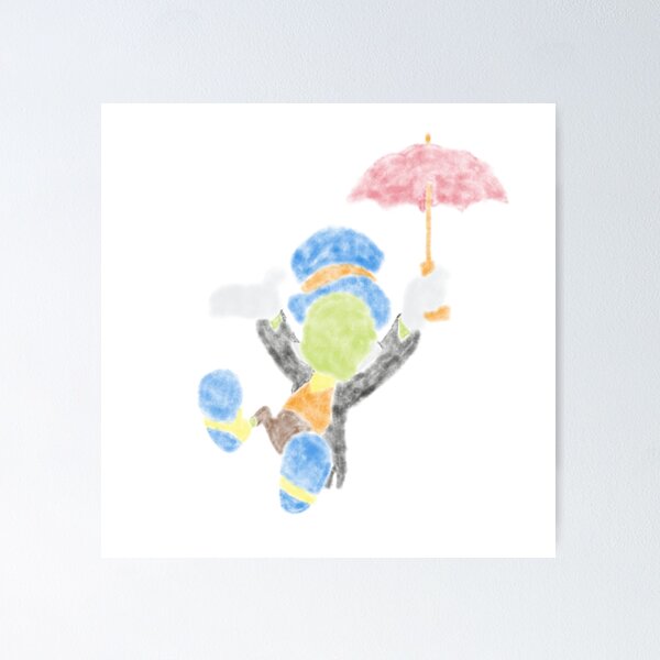 Item preview, Jiminy Cricket watercolor designed and sold by Celise21.