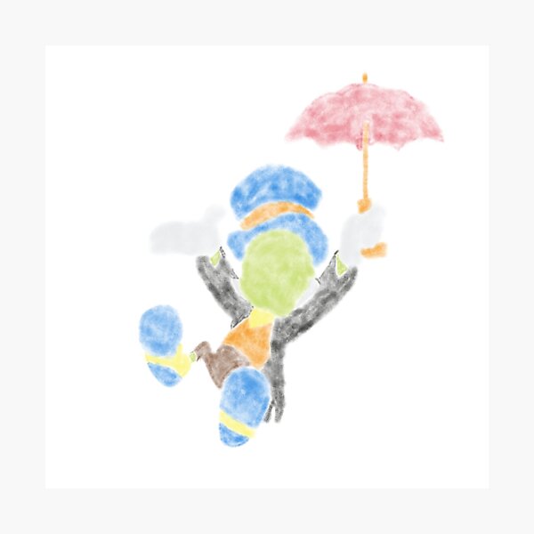 Item preview, Jiminy Cricket watercolor designed and sold by Celise21.