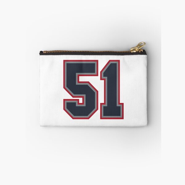 Item preview, 51 Navy Grey Red Sports Number Fifty-One designed and sold by HelloFromAja.
