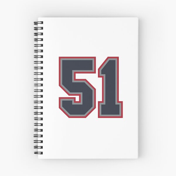 Item preview, 51 Navy Grey Red Sports Number Fifty-One designed and sold by HelloFromAja.