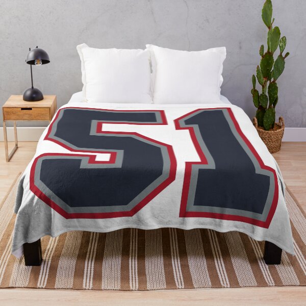 Item preview, 51 Navy Grey Red Sports Number Fifty-One designed and sold by HelloFromAja.