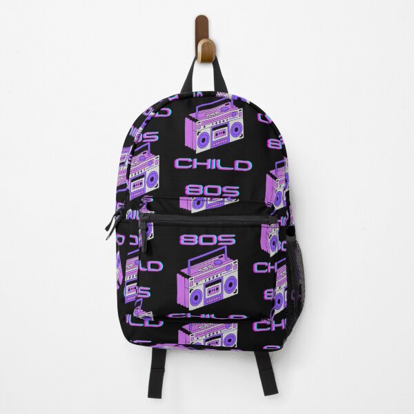 Artikelvorschau, 80er Jahre Kind lila und rosa Boombox Gothic Emo Alternative entworfen und verkauft von RKSDesigns.