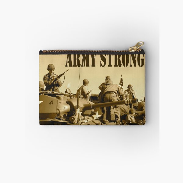 Item preview, Army Strong US Army Green Brown Military Tank designed and sold by mwagie.