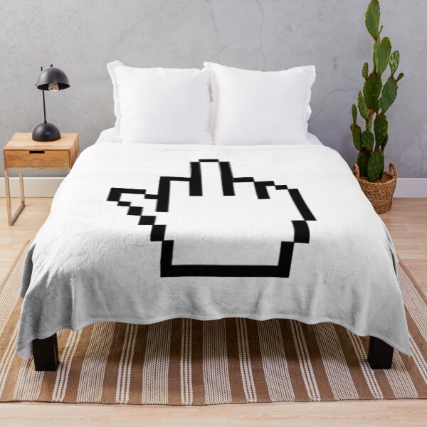 Item preview, 8 Bit Fuck You Emoji White designed and sold by mydoodlesateme.