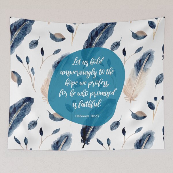 Item preview, The hope we profess, Hebrews 10:23, Scripture designed and sold by StudioCitrine.