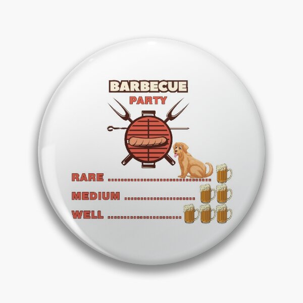 Item preview, bbq party timer with dog designed and sold by design880.