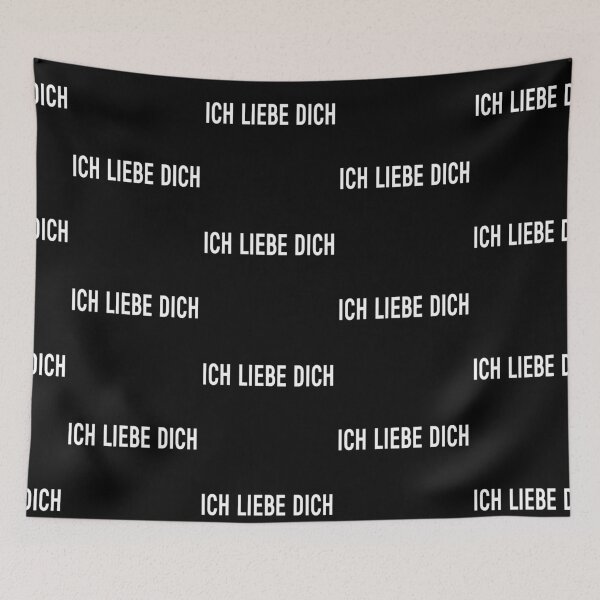 Item preview, ICH LIEBE DICH | babyRAGE Item #00067 designed and sold by babyrage.
