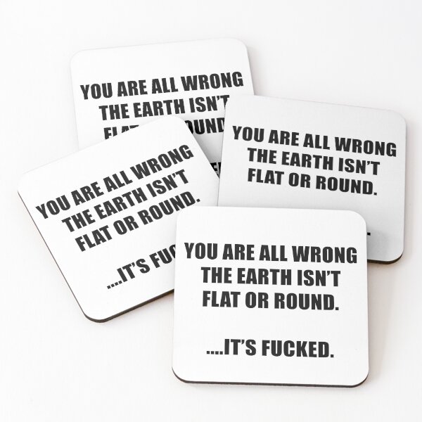 Item preview, Funny flat vs round Earth Conspiracy theory designed and sold by ArtOfRebellion.