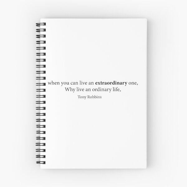 Item preview, Tony robbins why live an ordinary life designed and sold by anzus13carlett.