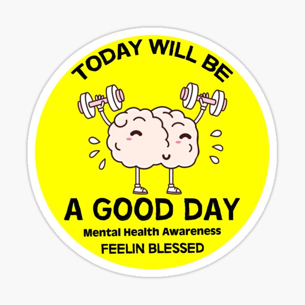Item preview, Mental Health Awareness Gifts  - Cute Mindfulness shirts - Best Mental Health Shirt - Wellbeing Gifts - Cards - Stickers - Mugs designed and sold by happygiftideas.