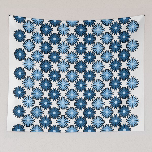 Item preview, Blue flower pattern, flowers graphic illustration designed and sold by Stéphane  Thirion.